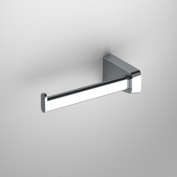 Close up product image of the Origins Living S6 Chrome Open Toilet Roll Holder
